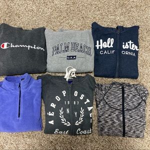 Sweatshirt/hoodie bundle. All for one price!